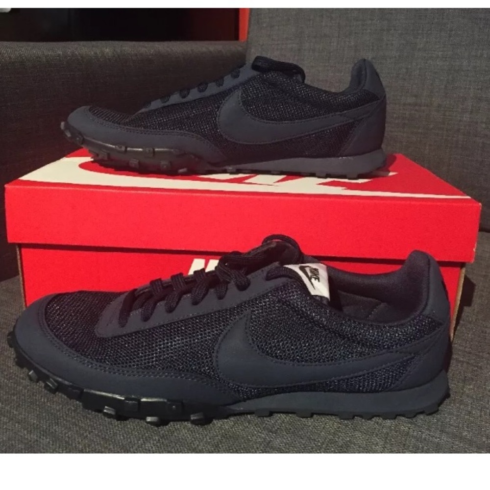 Nike Waffle Racer 17 PRM Running Shoe Navy Blue